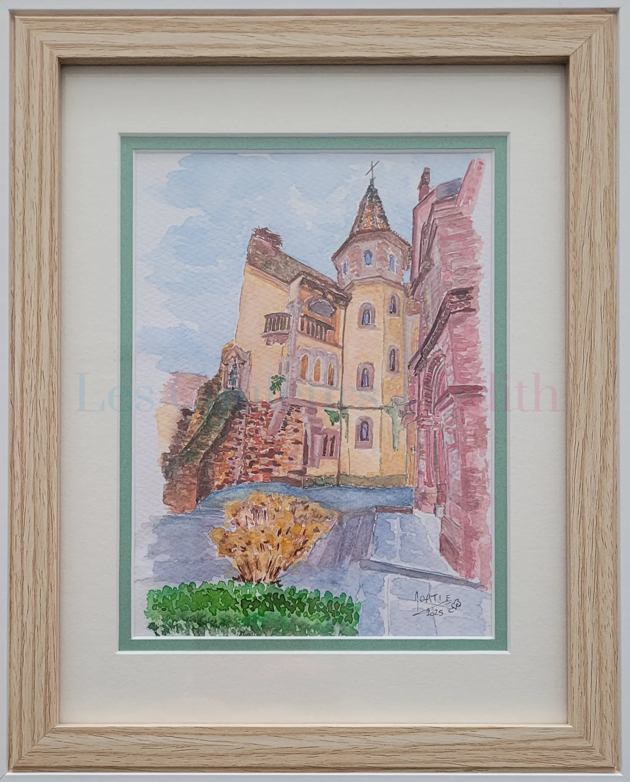 125 Le logis et sa tourelle de style néo-renaissance à Eguisheim