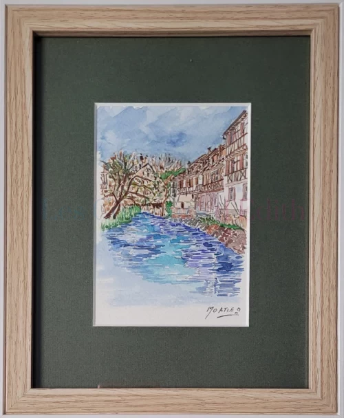 104 La rivière Weiss appelée Abelsbach à Kaysersberg