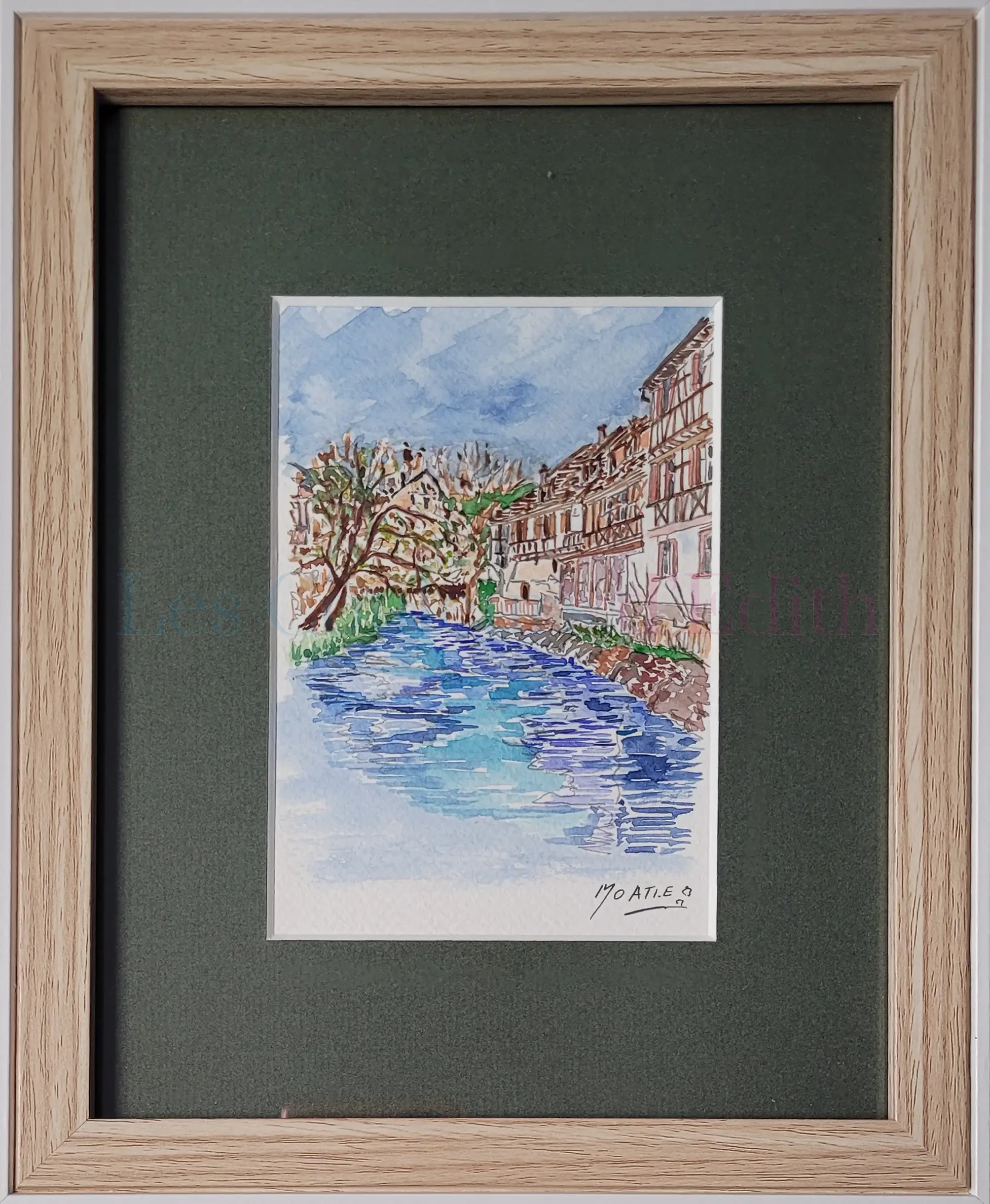 104 La rivière Weiss appelée Abelsbach à Kaysersberg