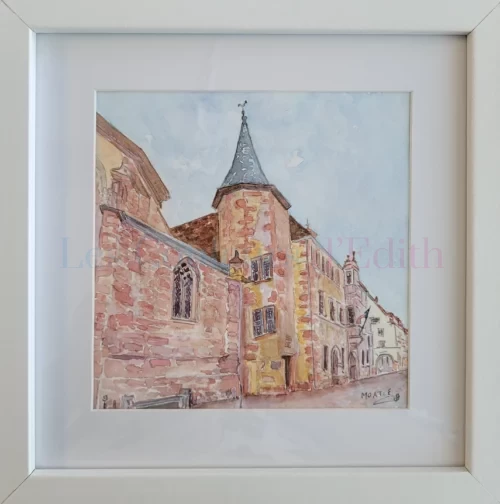 115 la belle tourelle d’escalier de l’hôtel de ville de Kaysersberg