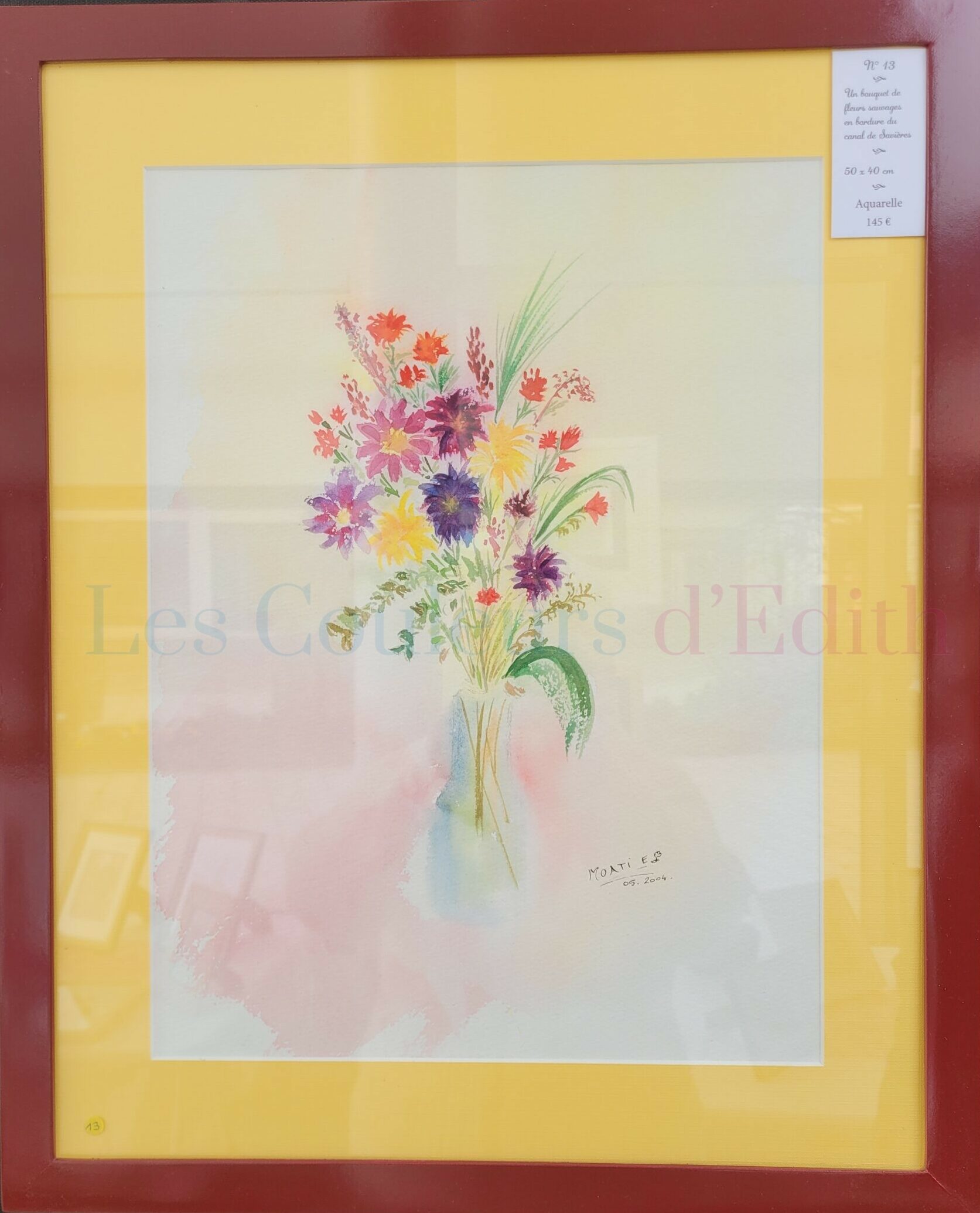 13 Un bouquet de fleurs sauvages en bordure du canal de Savières